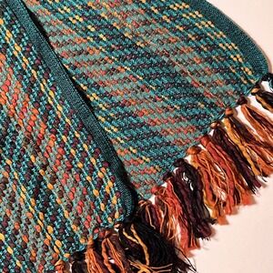 Wool Touch Soft Scarf One Size Multicolor 100% Acrylic 60"x11" plus Fringe